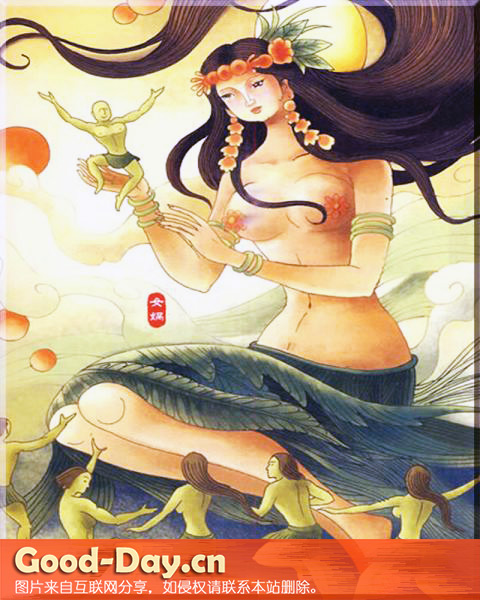 女娲造人(绘画)