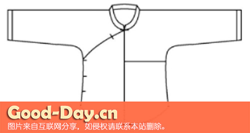 蟳埔女斜襟大裾衫