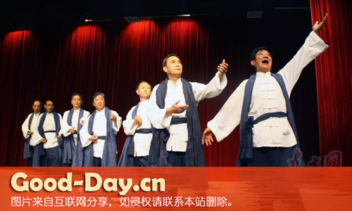 上海港码头号子走出国门赴德国表演