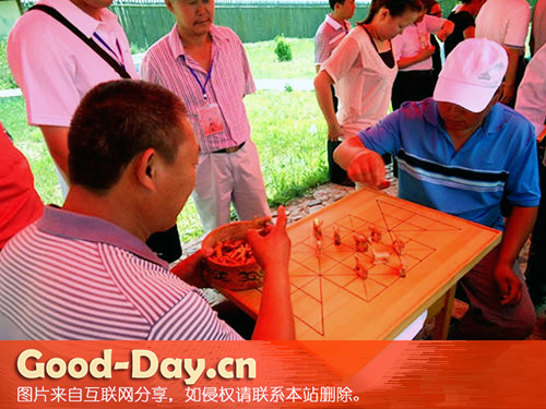 图2 围鹿棋比赛现场