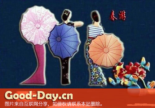 布贴画