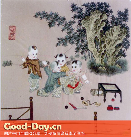 顾绣