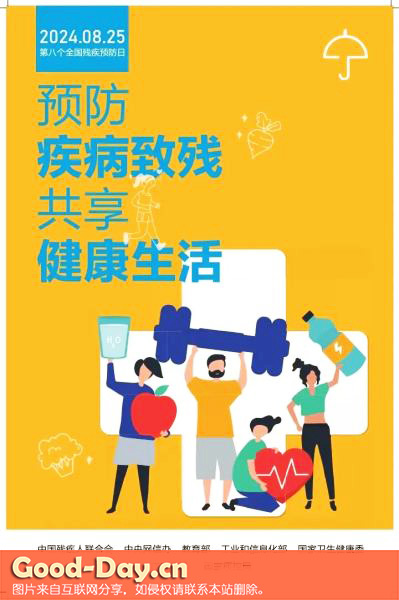 第八个残疾预防日海报